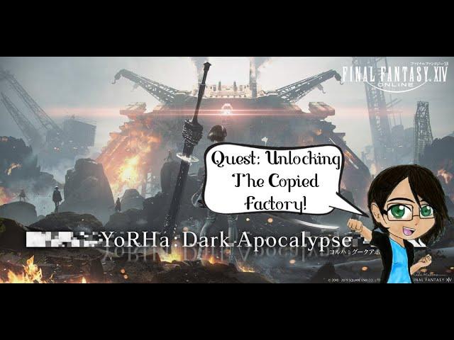 FFXIV- Nier Automata raid quest and cutscenes