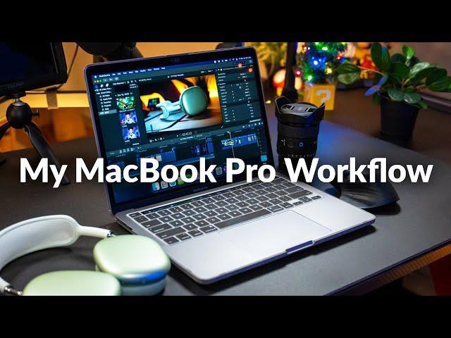 My 2020 M1 MacBook Pro 13 4K Video Editing Workflow with Final Cut Pro X! | Raymond Strazdas
