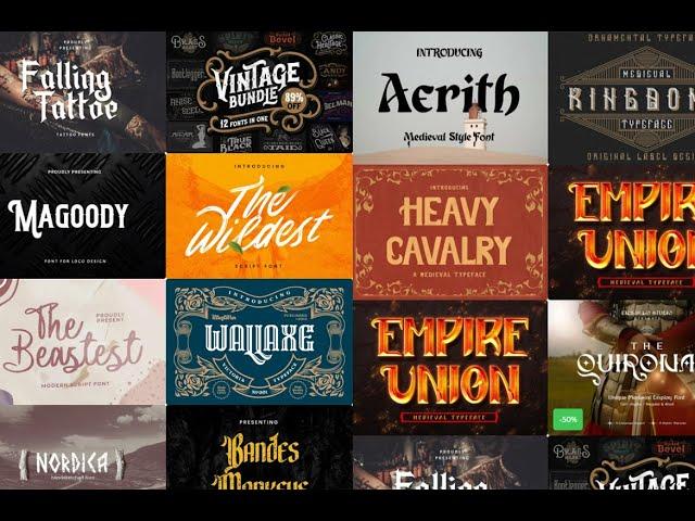 The Best Free Medieval Fonts for Download | Hinfonts