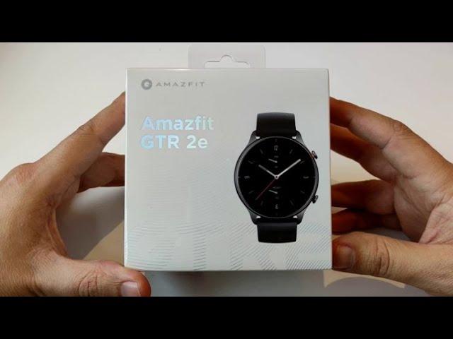 Распаковка умных часов Amazfit GTR 2e от Xiaomi.  Впечатления от возможно лучших часов для андроид