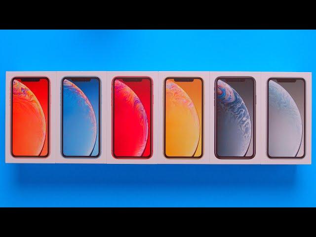 All iPhone XR Colors Unboxing + Comparison