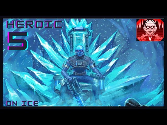 INJUSTICE 2 MOBILE - HEROIC 5 -  ON ICE Solo Raid - BOSS MR FREEZE