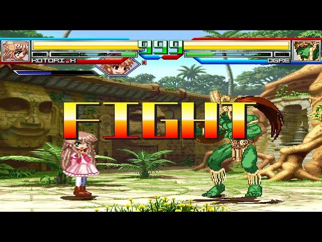 NICK54222 MUGEN: Kotori Kanbe VS Ogre