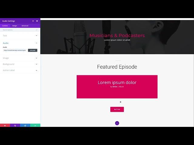 The Divi Audio Module