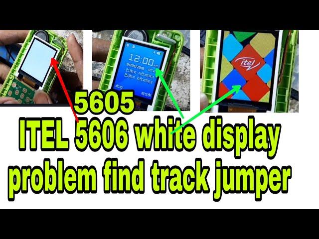 itel 5605 white display find track | all itel model |