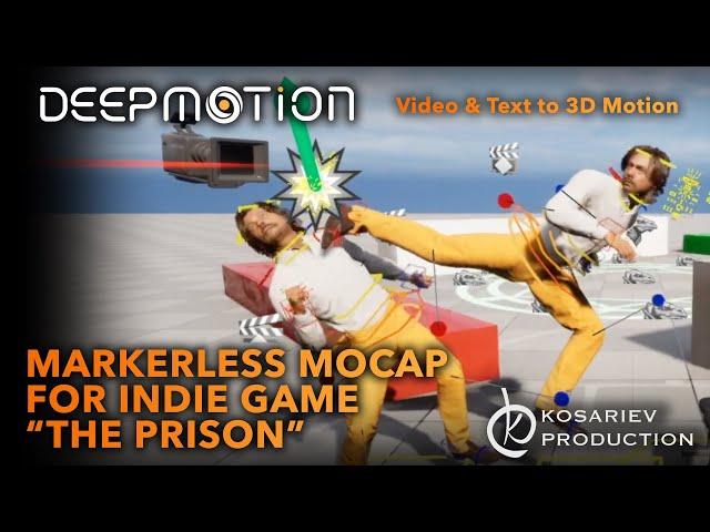 Markerless Mocap 3D Animation for ‘The Prison’ Indie Game | DeepMotion | Unreal Engine