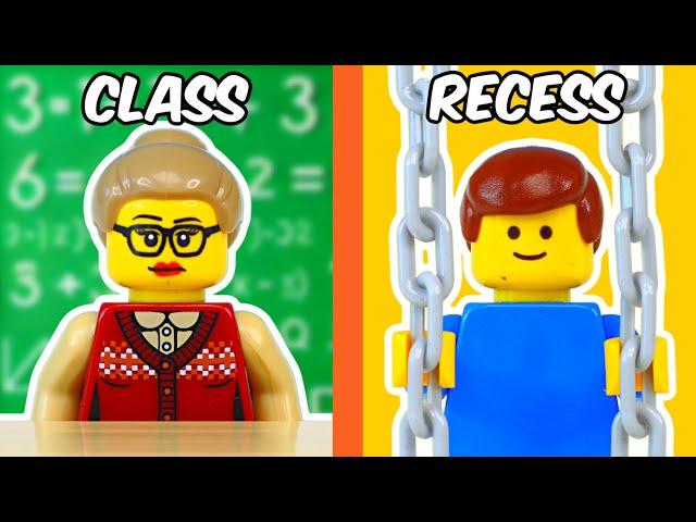 I simulated a LEGO SCHOOL...