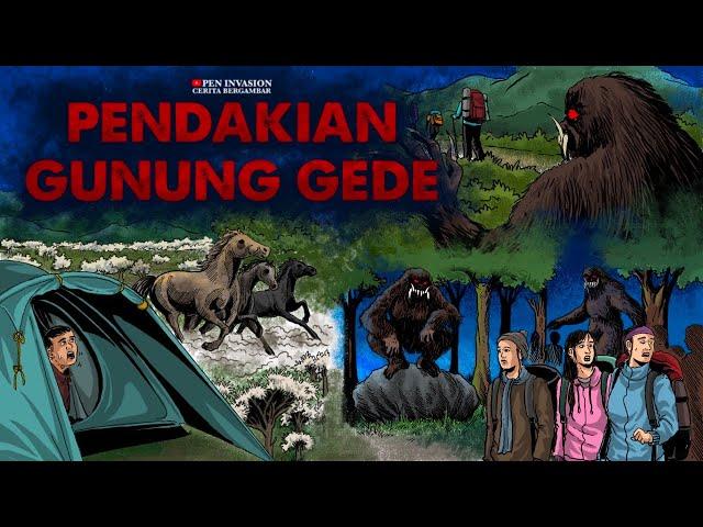 PENDAKIAN GUNUNG GEDE - Cerita Gambar - Cerita Bergambar