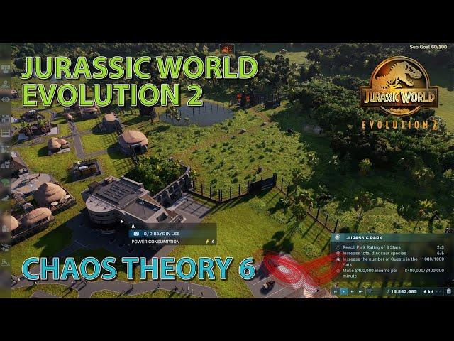 Jurassic World Evolution 2 Chaos Theory. Lets play Part 6
