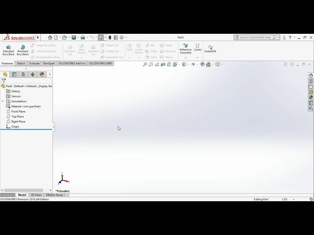 Basic Extrude feature in Solidworks : Beginner level