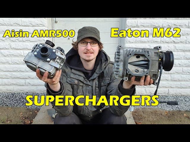 Supercharger Comparison Aisin AMR500 & Eaton M62 #supercharger