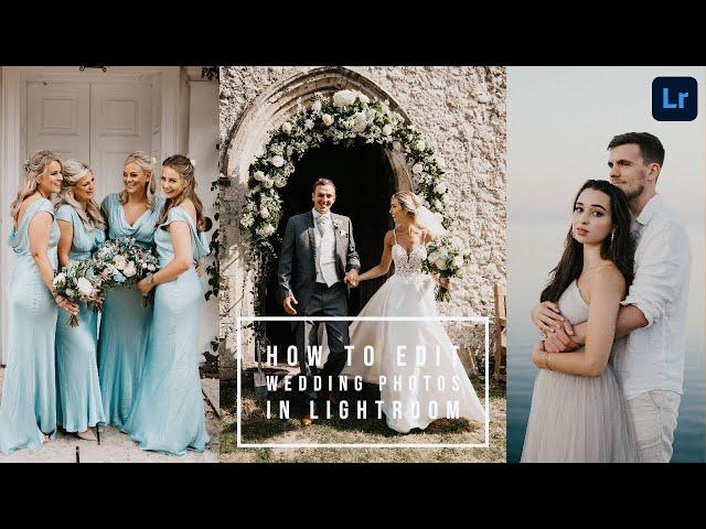 How to edit wedding photos in Lightroom | Lightroom presets for Photographers | Lightroom Tutorial