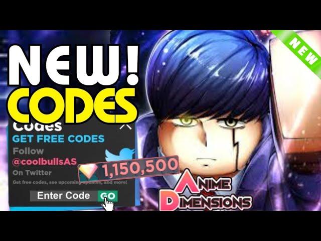 ALL NEW WORKING CODES 2024 | ANIME DIMENSIONS CODES | ROBLOX ANIME DIMENSIONS