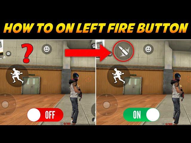 How To On Left Fire Button In Free Fire | Double Fire Button Setting 2024