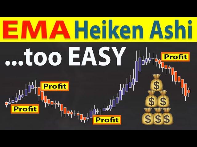  EMA-Heiken Ashi | This is The Trading Strategy The Top 5% Use (and it makes trading way too EASY!)