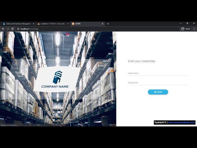 Sales and Inventory Management System using PHP/CodeIgniter Demo