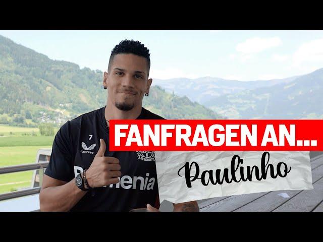 Suas perguntas para... Paulinho responde às perguntas dos fãs | Bayer 04 Leverkusen