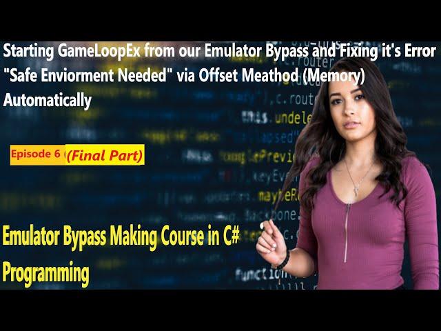 strating GameLoopEx via C# , emulator bypass making full course|#emulatebypass #emulatorbypassmaking