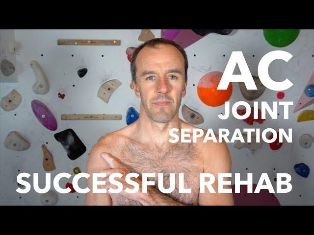 AC joint separation grade 3 successful rehab protocol