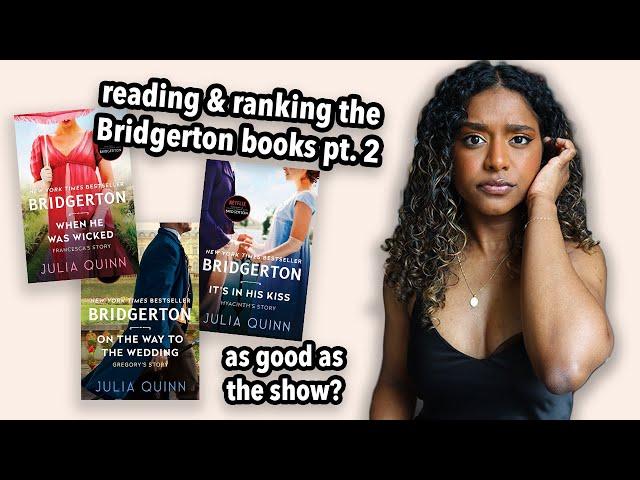 reading the Bridgerton books and ranking them | part 2 with reviews!