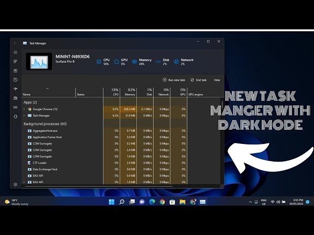 The Ultimate Guide to enable new Task Manager in Windows 11 Task Manager Dark Mode