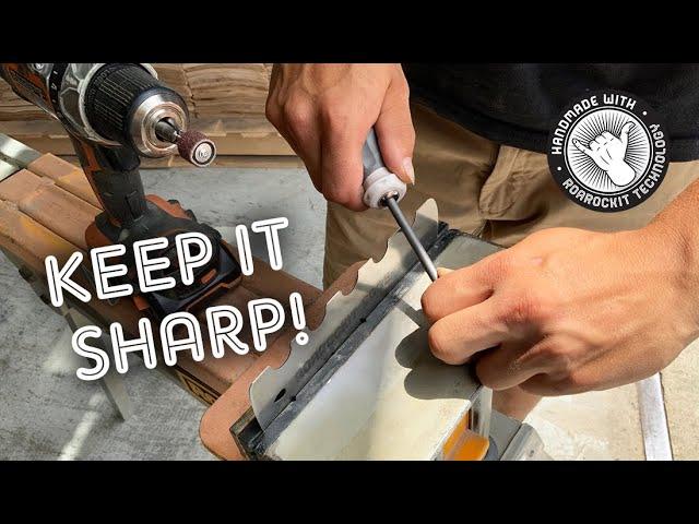 How to Sharpen the Roarockit Edge