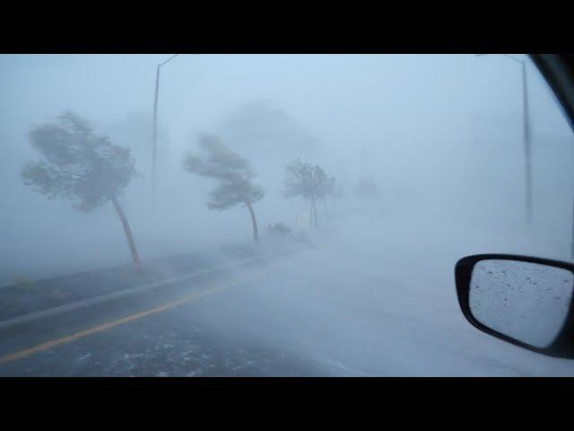 Extreme Wind and Flying Debris in Hurricane Florence Eyewall