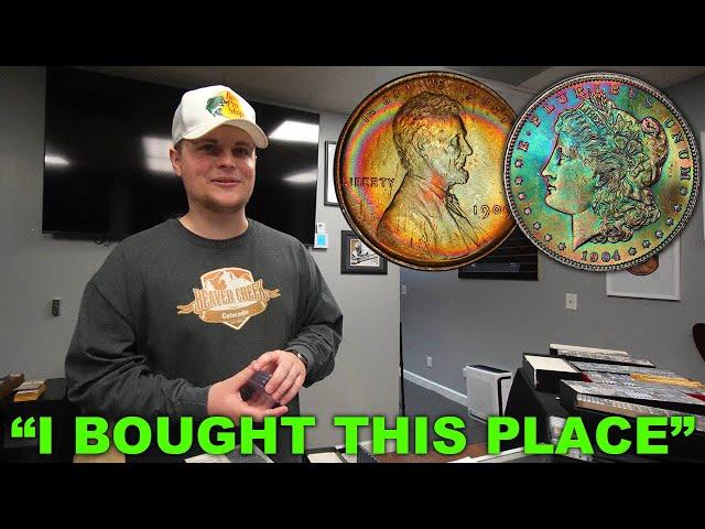 22 YEAR OLD Coin Dealer BUYS HIS OWN COIN SHOP?!