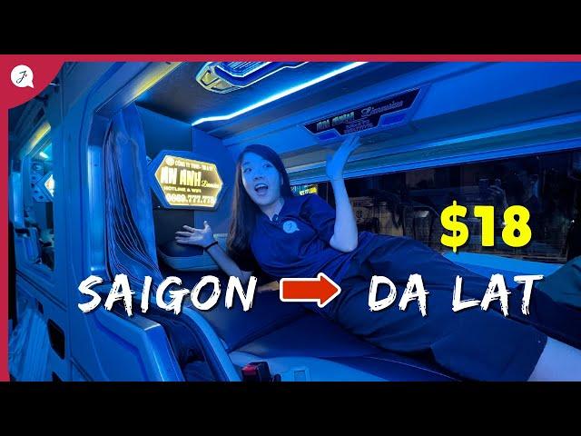 Vietnam VIP Sleeper Bus! 5 Hours from Saigon to Dalat !