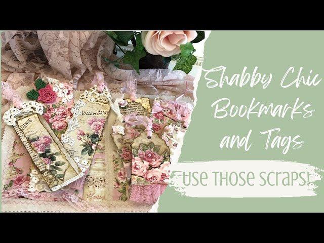 Shabby Sweet Bookmarks and Tags | Easy Beginners Junk Journal Project