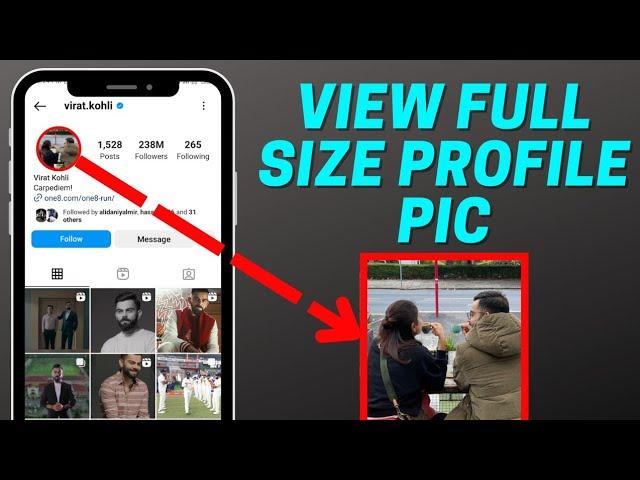 [2023] How to See Full Size Profile Picture on Instagram Without Any App?