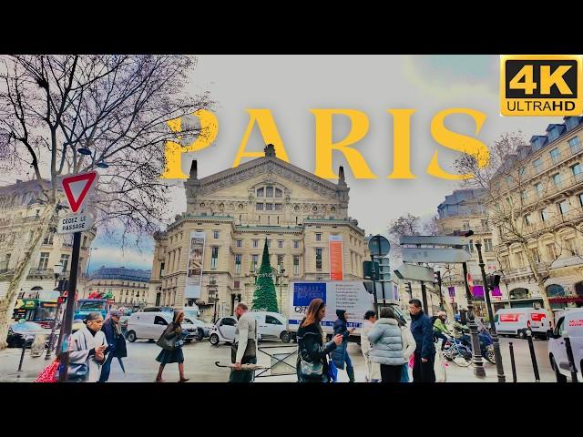 Paris, France  - 4K PARIS 2025 Walk  | 9 January Paris Walking Tour ️ with location Captions