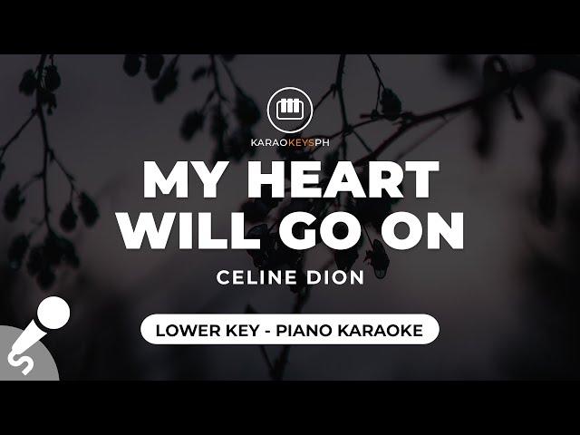 My Heart Will Go On - Celine Dion (Lower Key - Piano Karaoke)