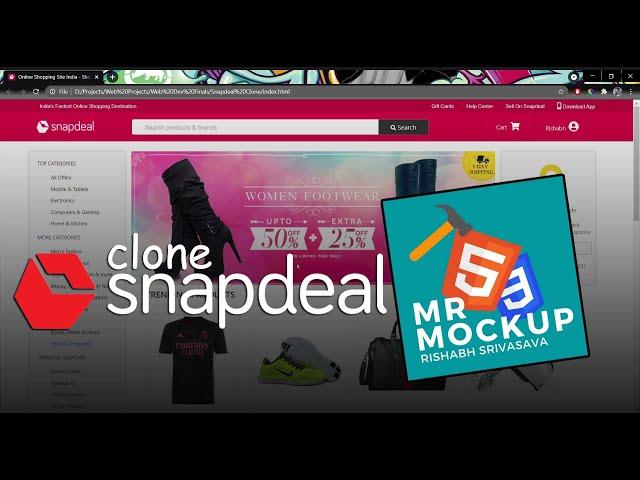 SNAPDEAL CLONE - Mr Mockup