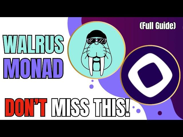 Monad & Walrus Airdrop: 2 BIGGEST Upcoming Testnet Airdrops