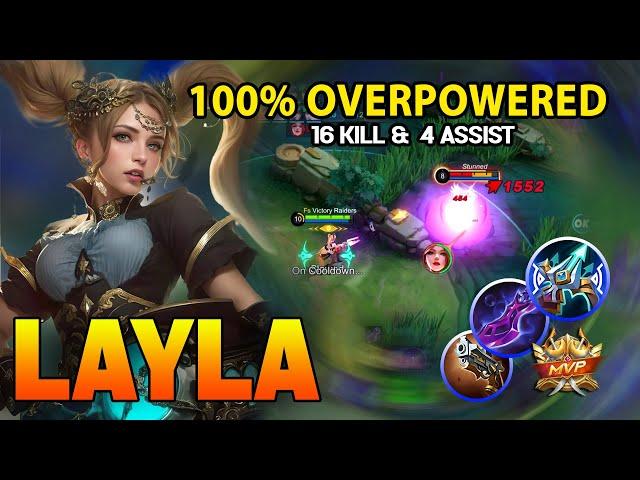 Layla The Real Monster!! Build Top 1 Global Layla | Layla Gameplay Mobile Legends