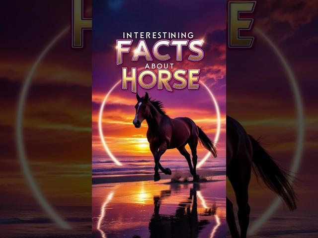 Mind blowing facts about horses #ytshorts  #factblitz #shorts