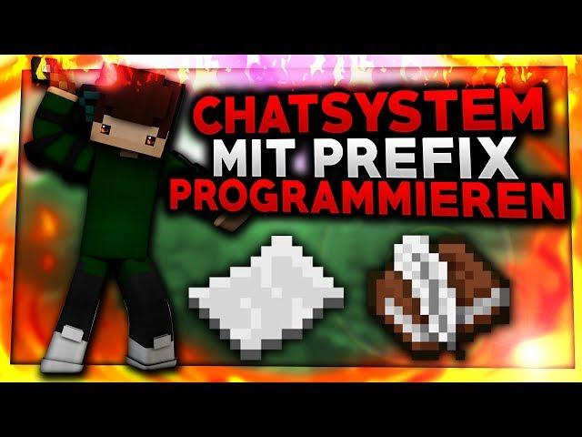 ChatSystem mit Prefix | PLUGIN Programmieren