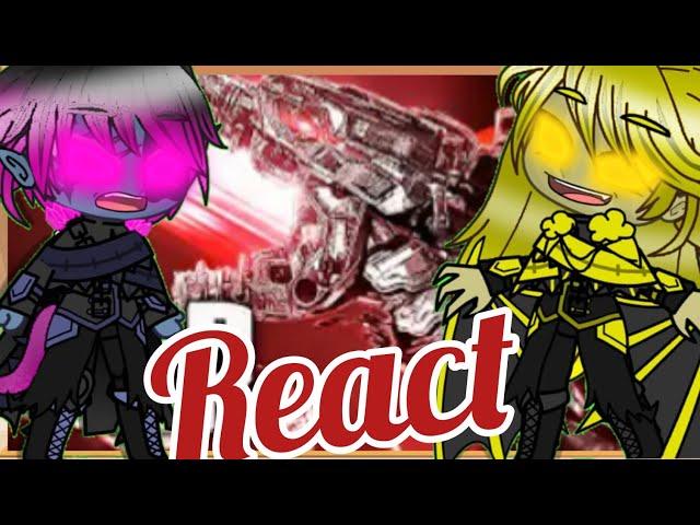 KAIJUS DO MONSTERVERSE REACT (reagindo) -  Rap do MECHAGODZILLA - A RESPOSTA DA HUMANIDADE (GACHA)