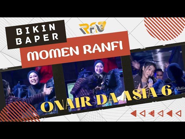 FEEL OVERWHELMED!! MOMENTS OF RANDA SELFIE LIDA ONAIR DA ASIA 6 INDOSIAR | RanFiLovers