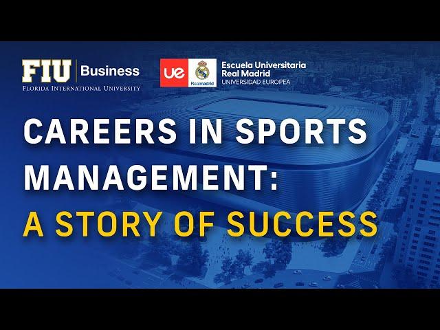 Careers in Sports Management:  Chris Tacopina, Strategy & Insights Manager for the Florida Panthers.