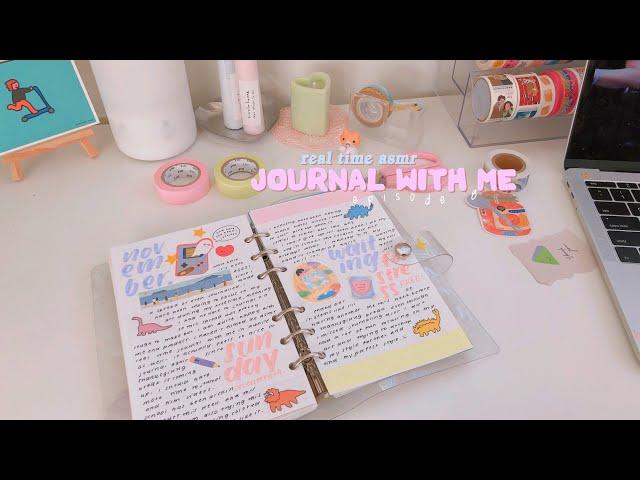 real time asmr? journal with me  #8