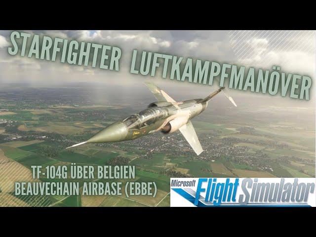 Starfighter TF-104G Belgien Luftkampfmanöverübung (MSFS2020/PC)