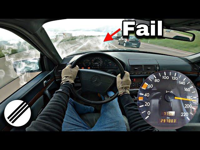 Mercedes W140 S350 Turbodiesel *ENGINE FAILURE* while driving at top speed