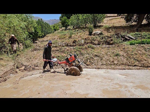 The second part of working in the agricultural land. ️Babak worked in the garden another day