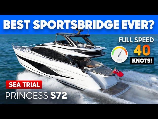 The BEST Sportsbridge on the Market? Princess S72 Test Drive & Review
