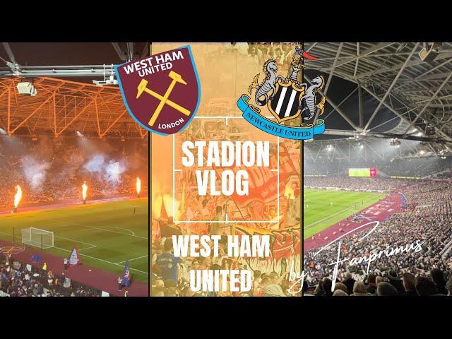  SPIEL MIT GEISTERSTIMMUNG! / West Ham United vs. Newcastle / Stadionvlog FANPRIMUS