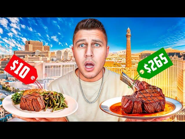 Cheap Steak VS Expensive Steak in Las Vegas!