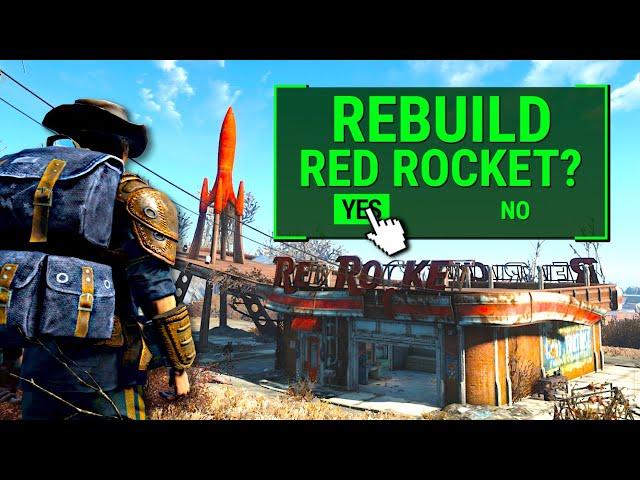 Rebuilding Red Rocket In Fallout 4 Survival Mode