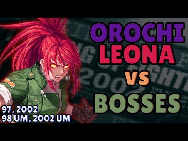 Orochi Leona vs Bosses